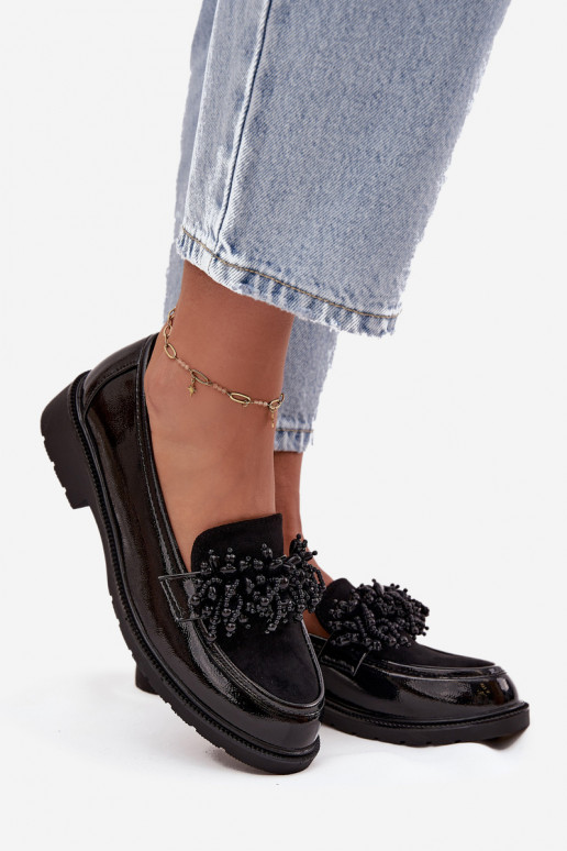 Dames Mocassins met lakeffect S.Barski HY52-369B zInart