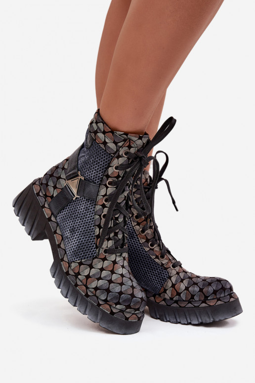 Leer Enkellaarsjes voor Inerknemers Dames Het heeftciejka 07072-03 Verschillende kleuren