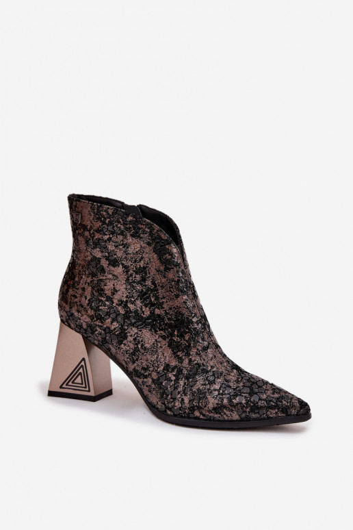 Haut Damenstiefel D&A CR52-679 schZuarze Farbe Haut Damenstiefel D&A CR52-679 schZuarze Farbe