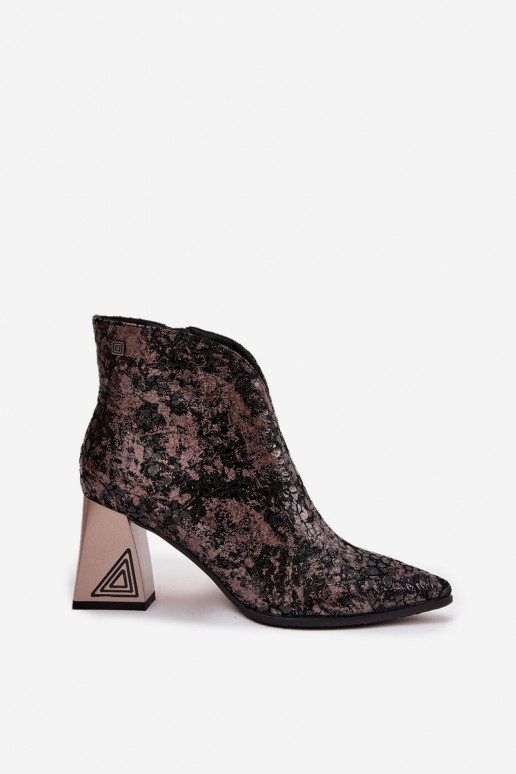 Haut Damenstiefel D&A CR52-679 schZuarze Farbe Haut Damenstiefel D&A CR52-679 schZuarze Farbe