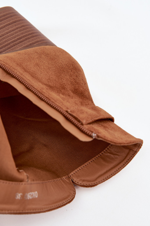 Damenstiefel mit Fransen braune Farbe Rosabella Damenstiefel mit Fransen braune Farbe Rosabella