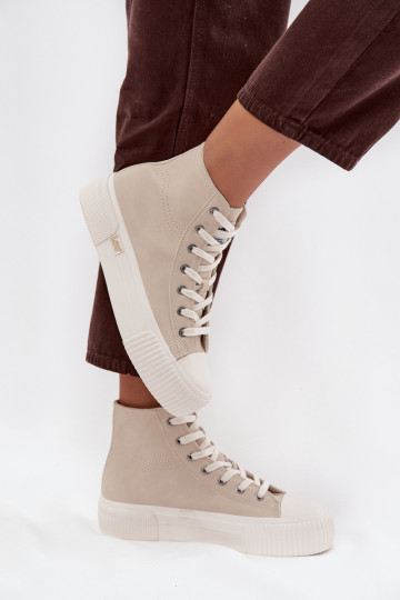 Vrijetijdsschoenen met platform LEE 50253002.35E ISLA INOMEN MID beige