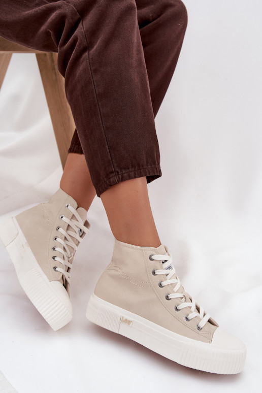 Chaussures de loisirs avec une plateforme LEE 50253002.35E ISLA DANSOMEN MID beige