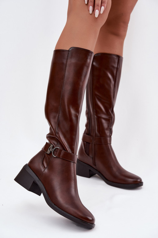 réchauffer bottes pour femmes Klocke avec des sangles Sergio Leone KZ25826 marron réchauffer bottes pour femmes Klocke avec des sangles Sergio Leone KZ25826 marron