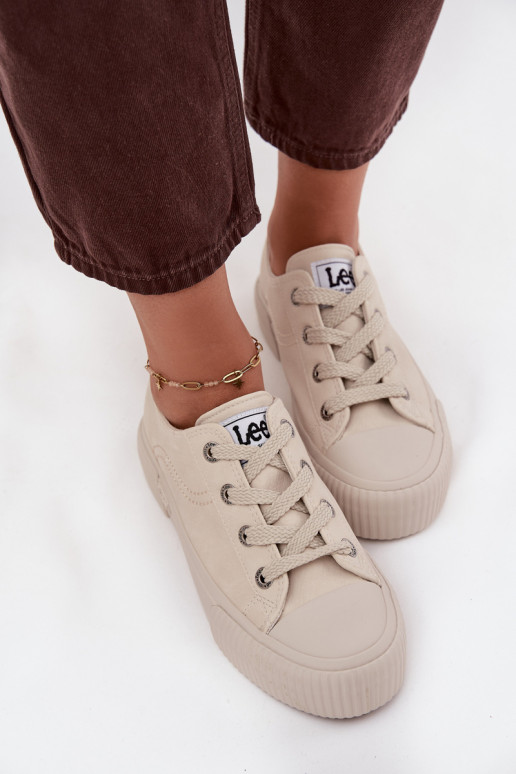 Chaussures de loisirs avec une plateforme LEE ISLA C DANSOMEN LODANS 50253001.35E beige