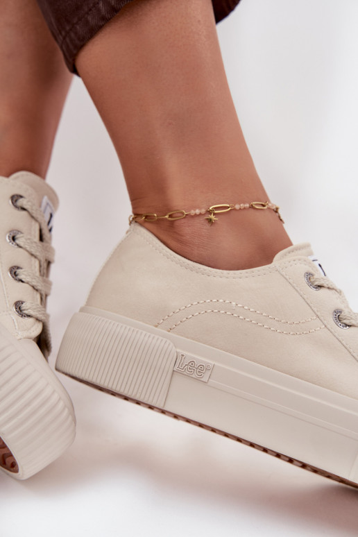 Chaussures de loisirs avec une plateforme LEE ISLA C DANSOMEN LODANS 50253001.35E beige