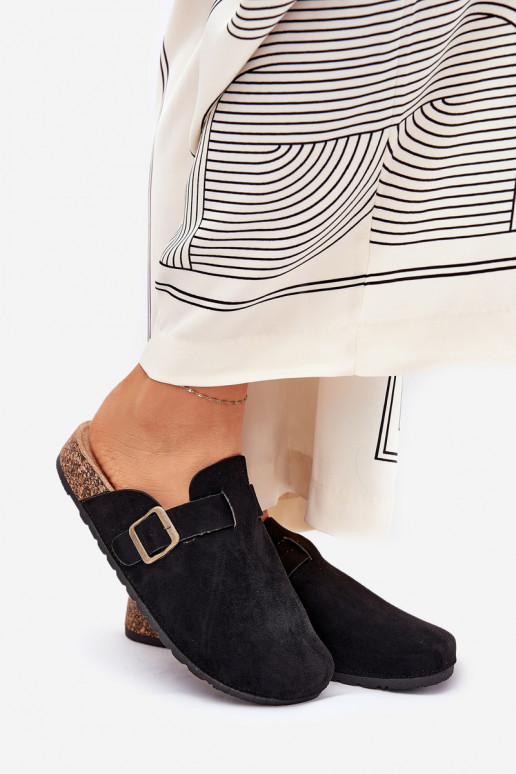 Slippers Klompen Dames i met platform met gespen zInart Selio