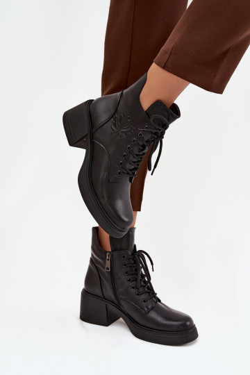 Damenstiefel aus Ermöglichtturleder Klocke sich Zuarm laufen Vinceza 39950 schZuarze Farbe