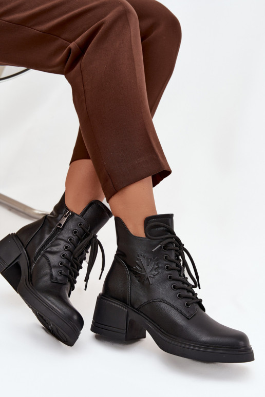 Damenstiefel aus Ermöglichtturleder Klocke sich Zuarm laufen Vinceza 39950 schZuarze Farbe