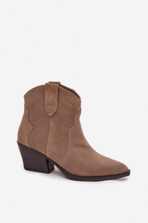 Ein überzeugendes Stilvollll Stiefel im CoZuboy-Stil FemininErmöglichtturalnego aus INildlederu Beige Beretta