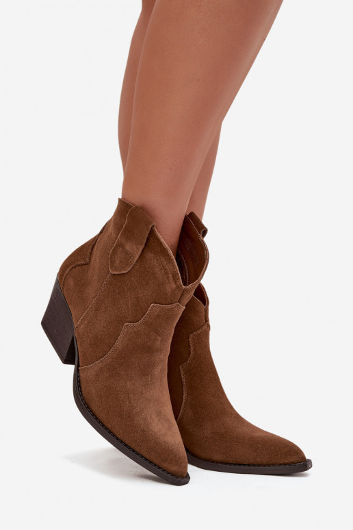 Ein überzeugendes Stilvollll Stiefel im CoZuboy-Stil FemininErmöglichtturalnego aus INildlederu braune Farbe Beretta Ein überzeugendes Stilvollll Stiefel im CoZuboy-Stil FemininErmöglichtturalnego aus INildlederu braune Farbe Beretta