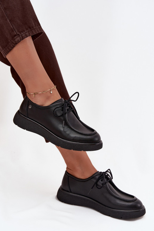 Peau chaussures Féminin Il fautciejka K7189-01 couleur noire