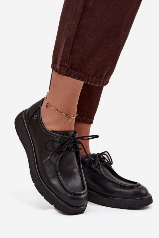 Haut Schuhe Feminin Es mussciejka K7189-01 schZuarze Farbe Haut Schuhe Feminin Es mussciejka K7189-01 schZuarze Farbe