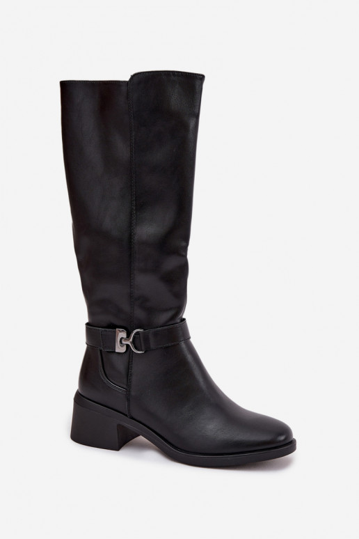 réchauffer bottes pour femmes Klocke avec des sangles Sergio Leone KZ25826 couleur noire réchauffer bottes pour femmes Klocke avec des sangles Sergio Leone KZ25826 couleur noire