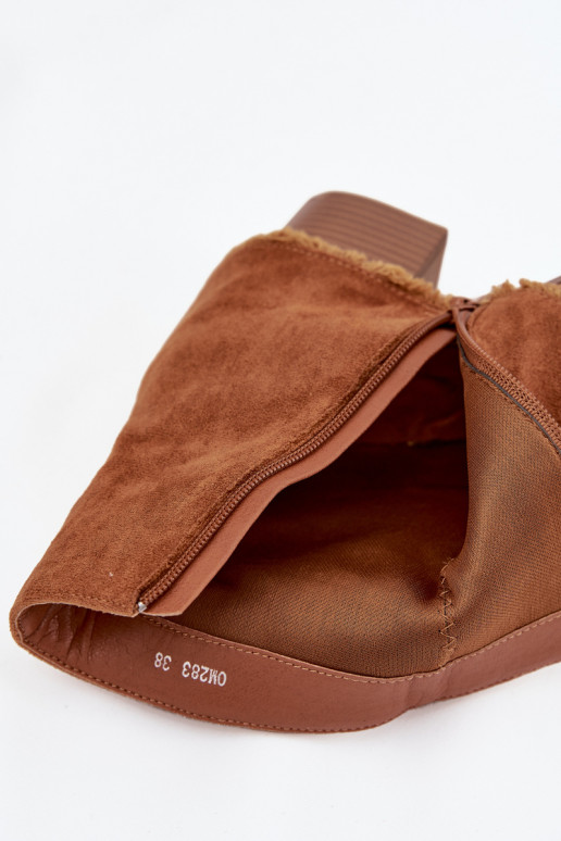 Bottes pour femmesDANSyÀiniętą CholeÀką marron Idalia