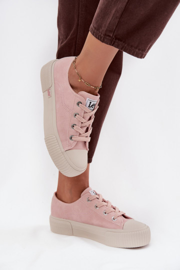 Sportieve schoenen met plateau, LEE ISLA C INOMEN LOIN 50253001.78E, roze