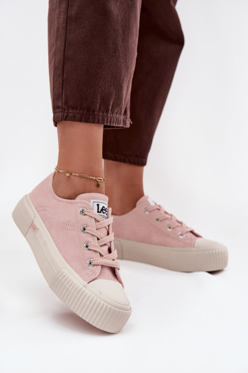 Sportieve schoenen met plateau, LEE ISLA C INOMEN LOIN 50253001.78E, roze 2