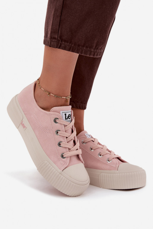 Chaussures de loisirs avec une plateforme LEE ISLA C DANSOMEN LODANS 50253001.78E couleur rose