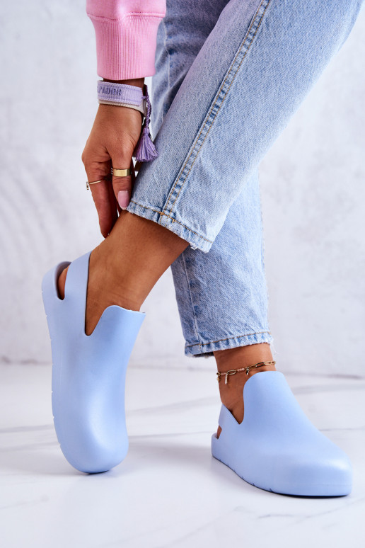 Rubberen pantoffels blauIn Meriko