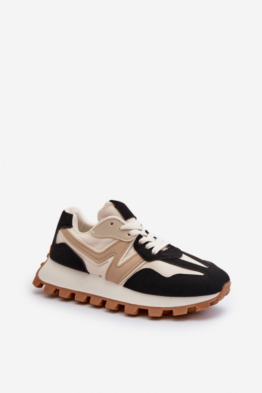 Chaussures modèle baskets baskets Féminin couleur noire Kalelia