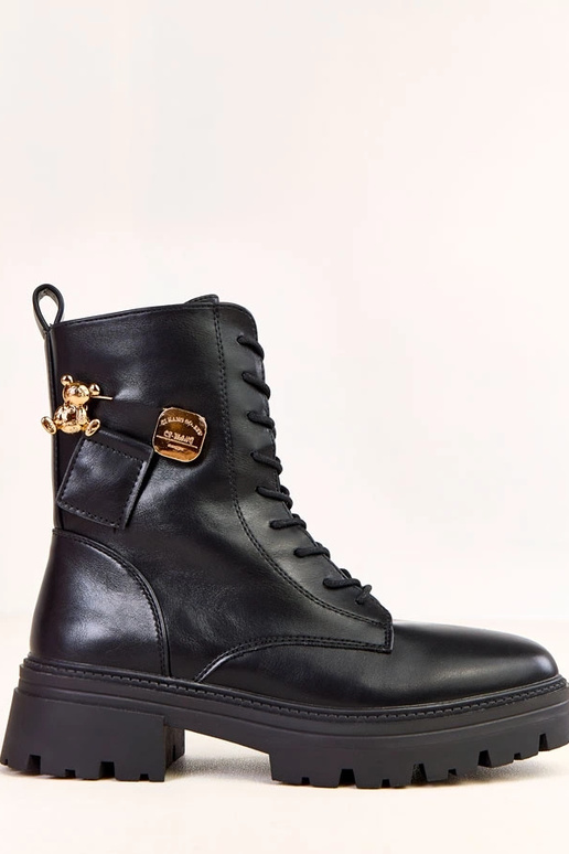 Bottes de randonnée noires pour...