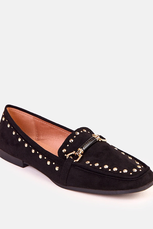 Ballerines noires en simili daim avec...