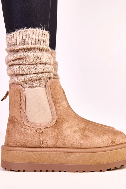 Dunkelsandfarben niedrige...