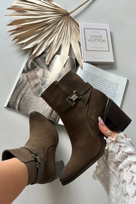 DamenstiefelErmöglichtturalnego aus INildlederu mit Absätzen sich Zuarm laufen Sergio Leone BT25384-S Khaki-Farbe DamenstiefelErmöglichtturalnego aus INildlederu mit Absätzen sich Zuarm laufen Sergio Leone BT25384-S Khaki-Farbe