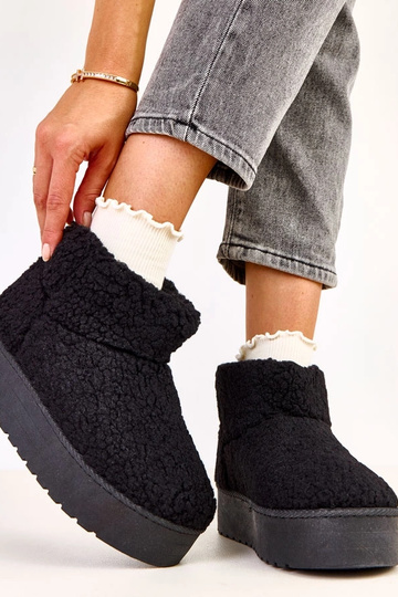 Bottes en neige noires avec... 2