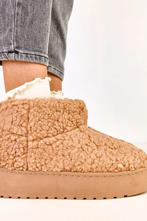 Lichtbruine sneeuwlaarzen met...