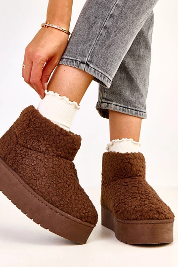 Bottes en neige brun foncé... 2