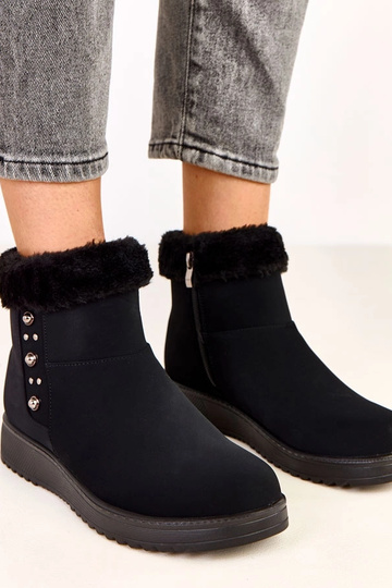 Bottines chauffantes noires...