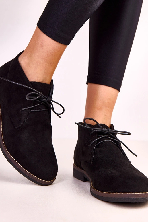 Bottines noires pour femmes à semelle... Bottines noires pour femmes à semelle...