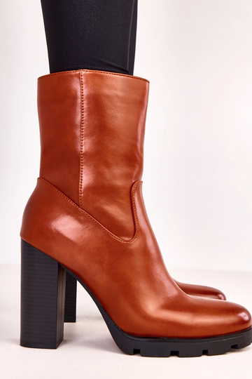 Bottines marron pour femmes... 2