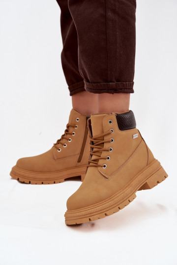 Warm dames schoenen in kasteelstijl in bruin Selinda 2
