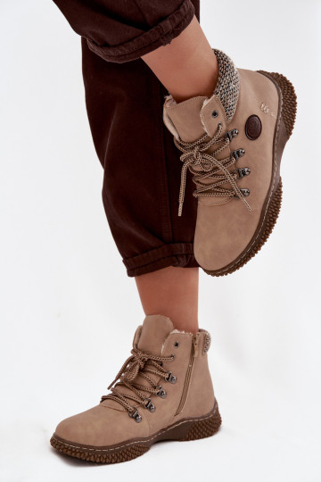 opInarmen Laarzen schoenen Dames beige Zenaya 2