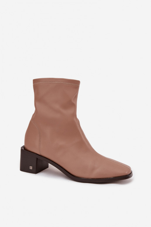 Dames Laarzen met hakken Vinceza 23-10791 beige Dames Laarzen met hakken Vinceza 23-10791 beige