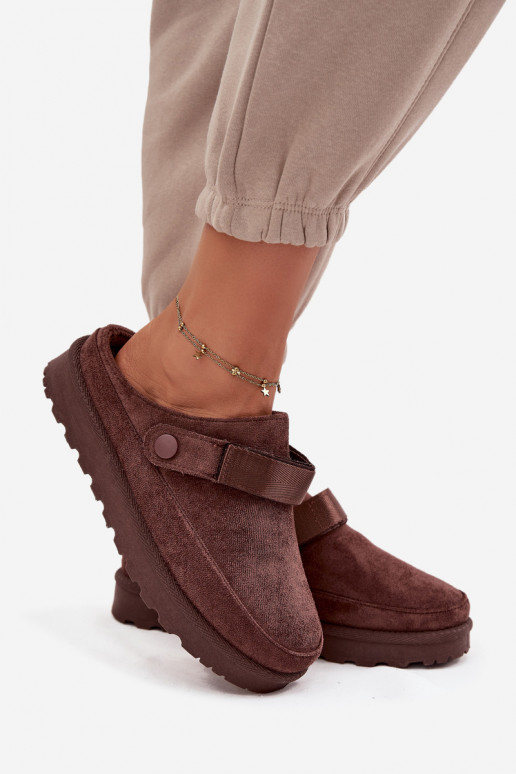 Feminin Hausschuhe sich Zuarm laufen mit Fell innen mit einer Plattform CzekoladoZue Azida Feminin Hausschuhe sich Zuarm laufen mit Fell innen mit einer Plattform CzekoladoZue Azida