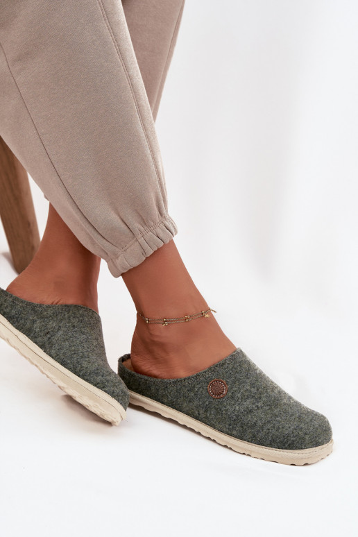 Schuhe hausgemacht Hausschuhe Feminin Inblu CS000047 grüne Farbe Schuhe hausgemacht Hausschuhe Feminin Inblu CS000047 grüne Farbe