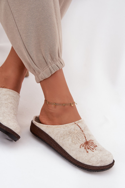 Féminin chaussures fait maison Chaussons Inblu NL000011 beige Féminin chaussures fait maison Chaussons Inblu NL000011 beige