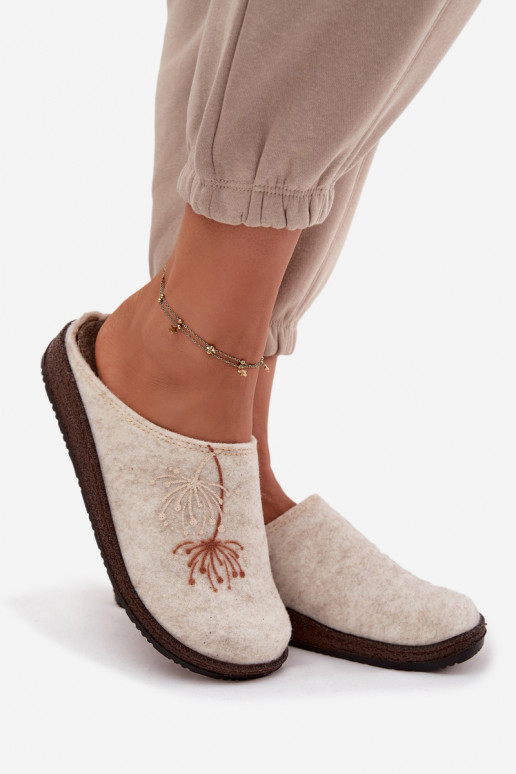 Féminin chaussures fait maison Chaussons Inblu NL000011 beige Féminin chaussures fait maison Chaussons Inblu NL000011 beige