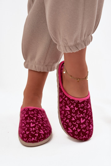 Chaussons Féminin Love Inblu ET000032 couleur rose 2