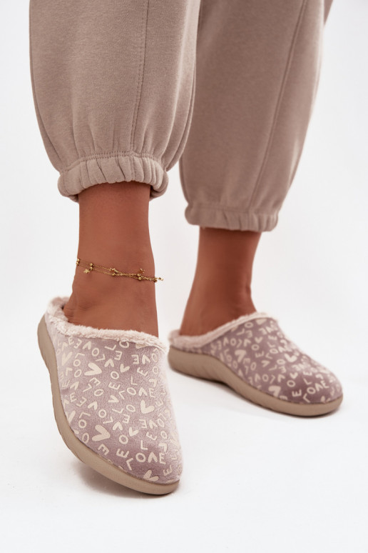 Hausschuhe Feminin Love Inblu ET000032 Beige Hausschuhe Feminin Love Inblu ET000032 Beige