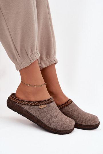 Slippers DamesHaftem Inblu NL000009 beige