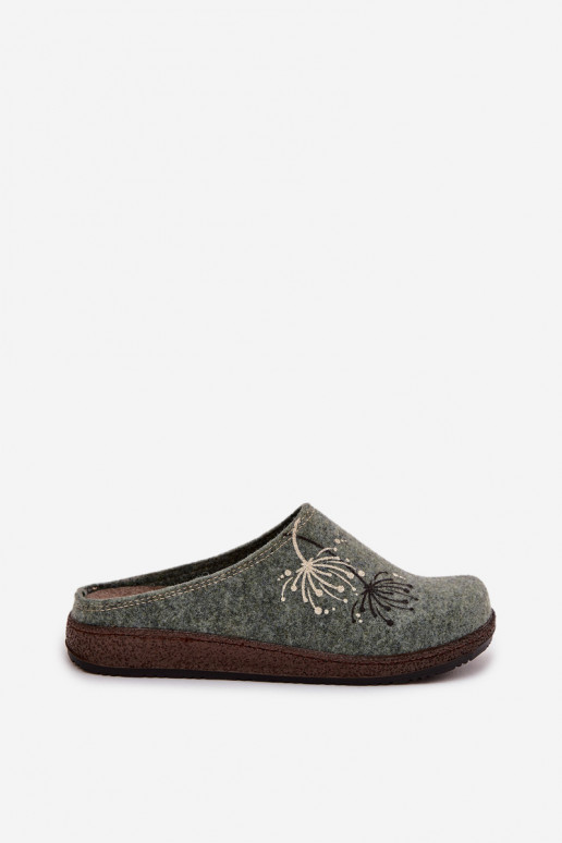 Feminin Schuhe hausgemacht Hausschuhe Inblu NL000011 grüne Farbe Feminin Schuhe hausgemacht Hausschuhe Inblu NL000011 grüne Farbe