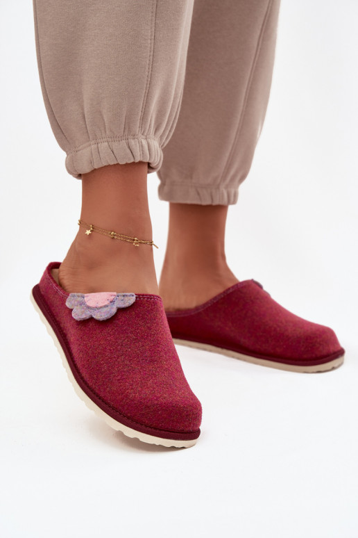 Slippers Dames Met een bloem Inblu CS000043 bordeaux Slippers Dames Met een bloem Inblu CS000043 bordeaux
