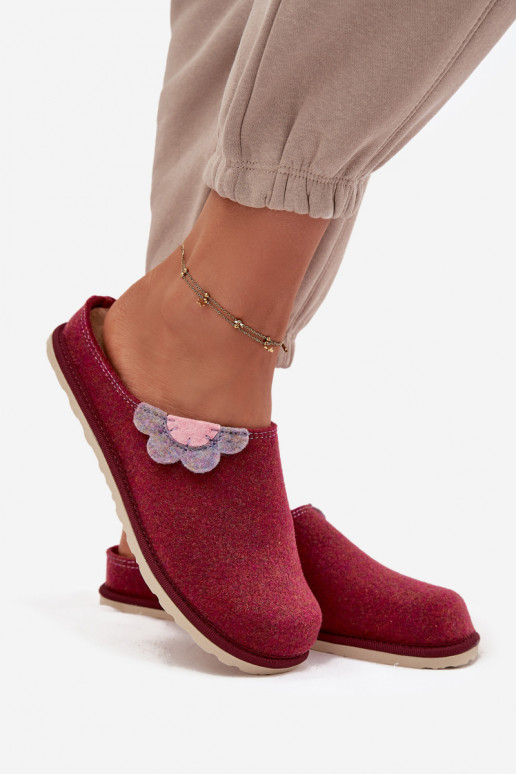 Slippers Dames Met een bloem Inblu CS000043 bordeaux Slippers Dames Met een bloem Inblu CS000043 bordeaux