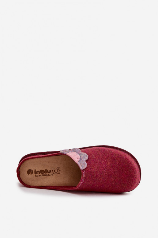 Slippers Dames Met een bloem Inblu CS000043 bordeaux Slippers Dames Met een bloem Inblu CS000043 bordeaux