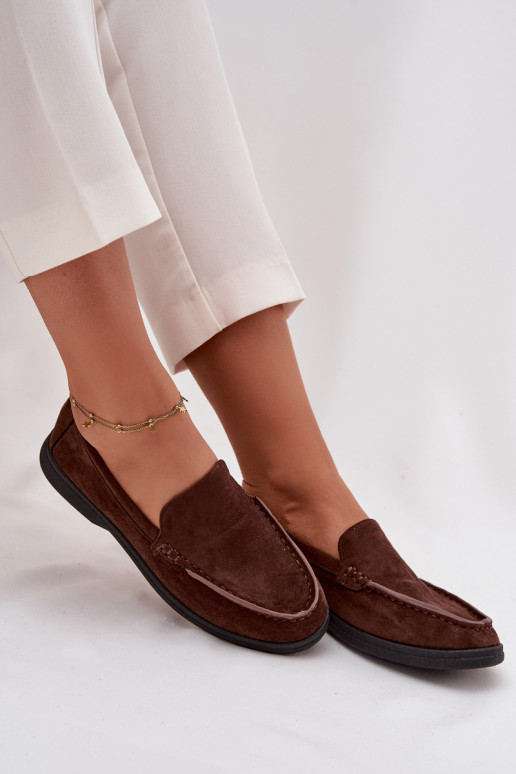 Mokassins für Damenaus Öko-INildlederu CzekoladoZue Tynara Mokassins für Damenaus Öko-INildlederu CzekoladoZue Tynara