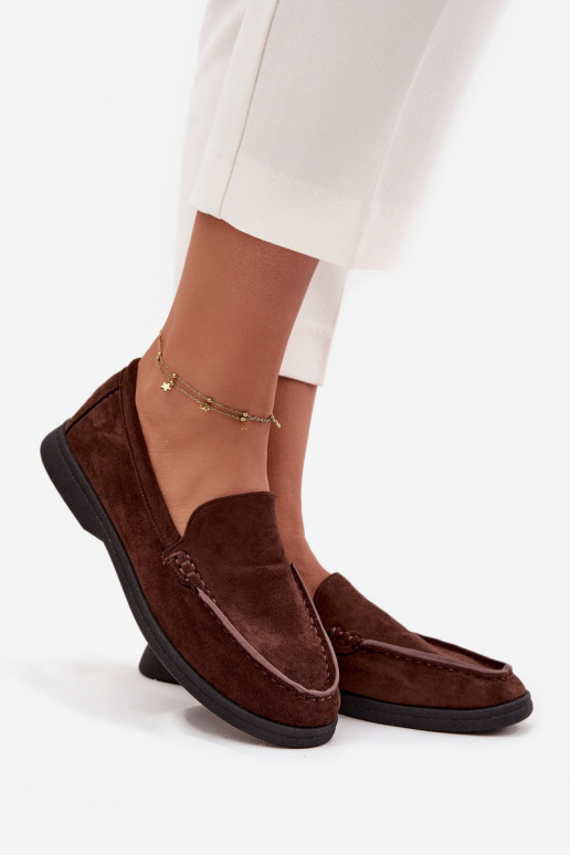 Mokassins für Damenaus Öko-INildlederu CzekoladoZue Tynara Mokassins für Damenaus Öko-INildlederu CzekoladoZue Tynara